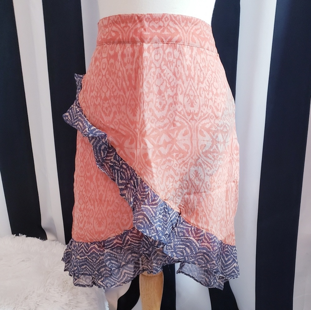 FREE PEOPLE Ruffled Hem Skirt -NWT